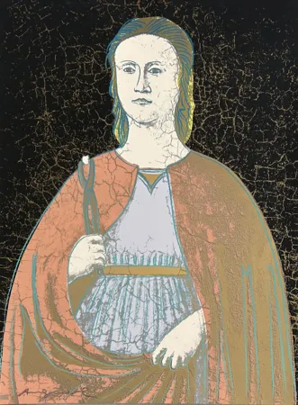 Serigrafia Warhol - Saint  Apollonia 331