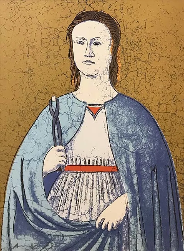 Serigrafia Warhol - SAINT APOLLONIA FS II.332