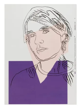 Serigrafia Warhol - Self-Portrait