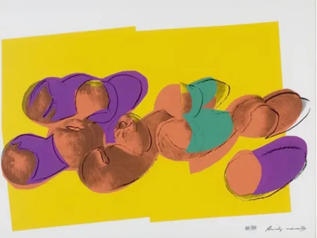 Serigrafia Warhol - Space Fruit: Peaches 202