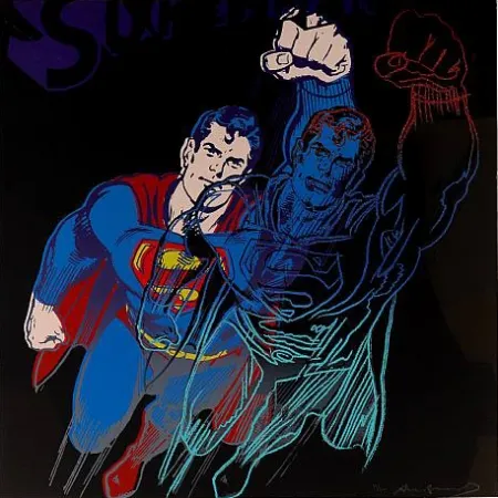 Serigrafia Warhol - Superman (II.260) From Myths portfolio