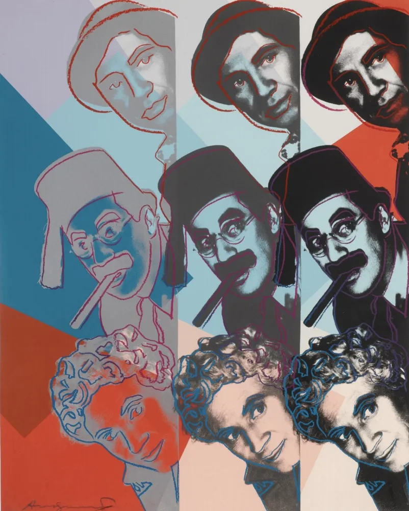 Litografia Warhol - The Marx Brothers (F. & S. II.232)