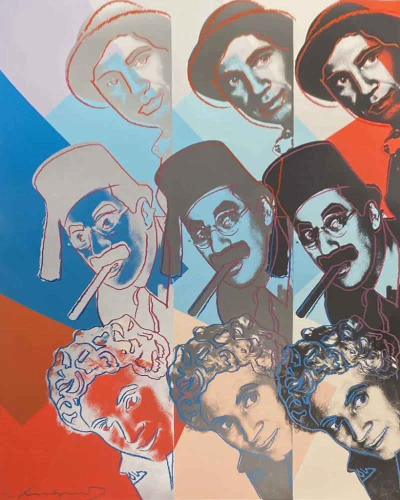 Serigrafia Warhol - The Marx Brothers, II.232, from Ten Portraits of Jews of the Twentieth Century