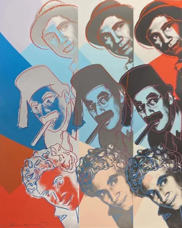 Serigrafia Warhol - The Marx Brothers, II.232, from Ten Portraits of Jews of the Twentieth Century