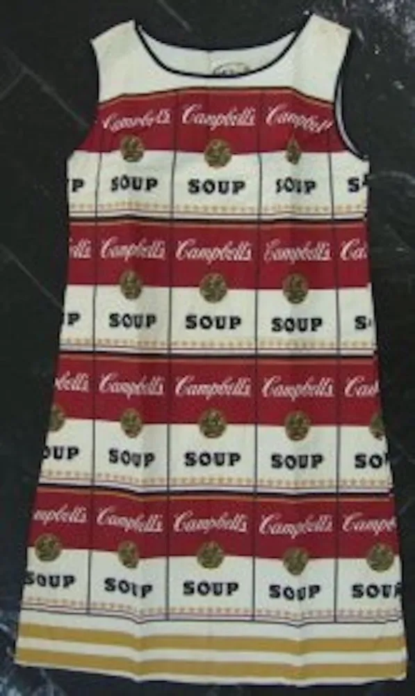 Sem Técnica Warhol - Vestido sopa campbells
