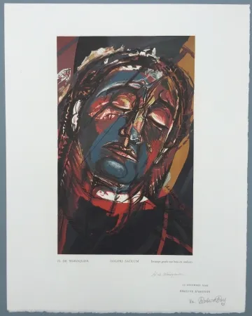Xilogravura Waroquier - Dolori Sacrum