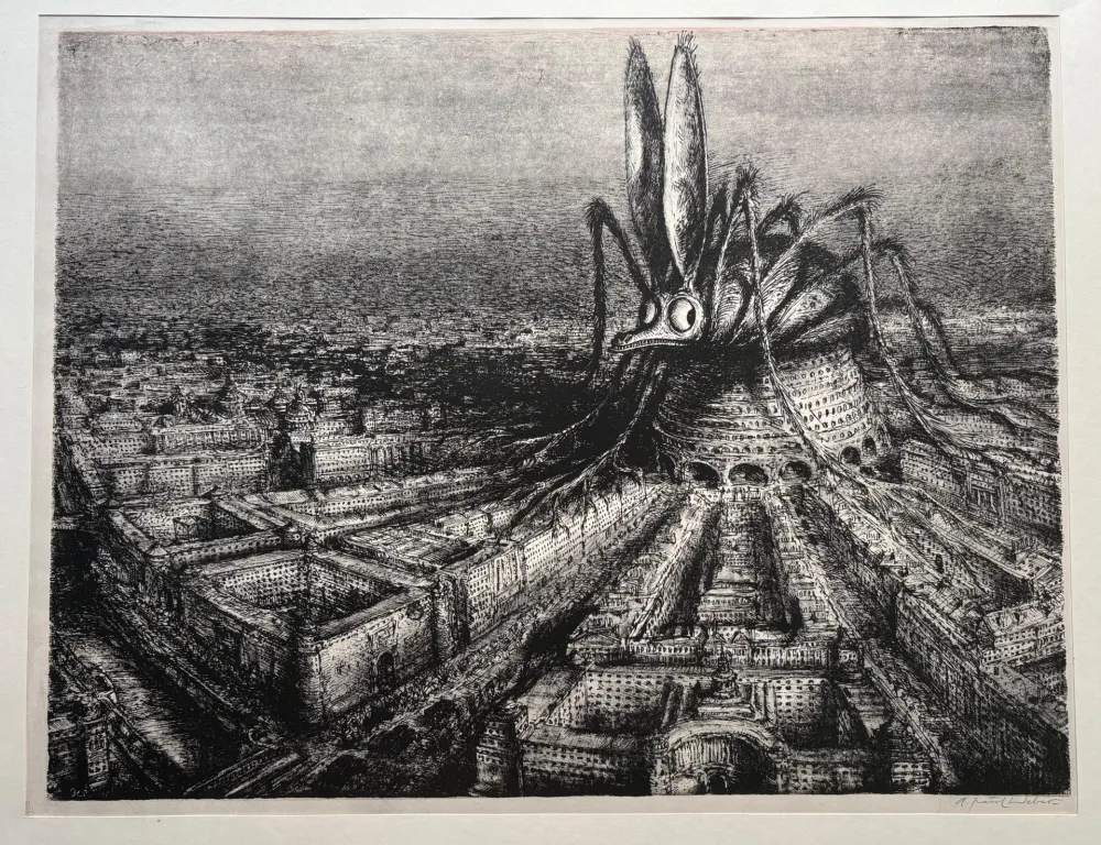 Litografia Weber - Die Angst regiert