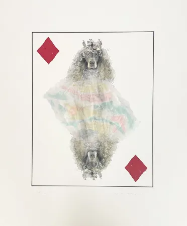 Litografia Wegman - Royal Flush (Diamonds)