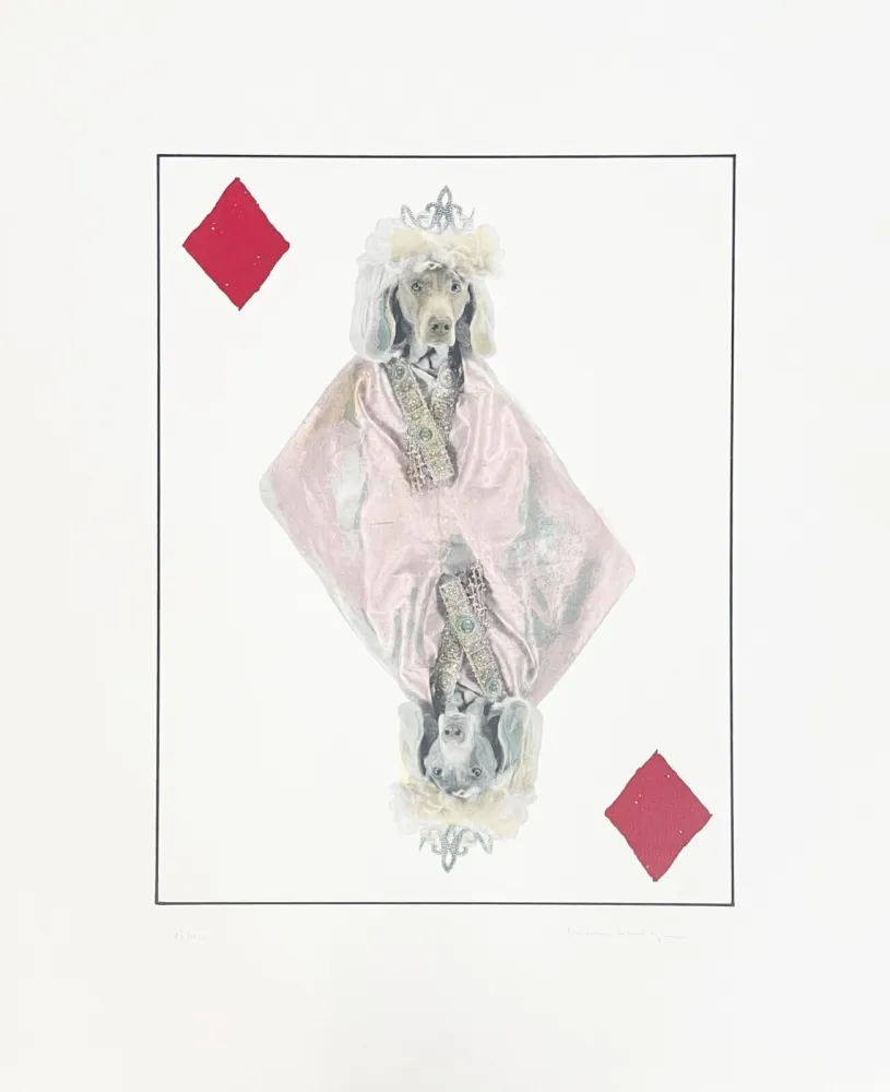 Litografia Wegman - Royal Flush (Diamonds)