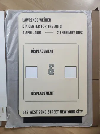 Serigrafia Weiner - With a relation to the various things brought to light.