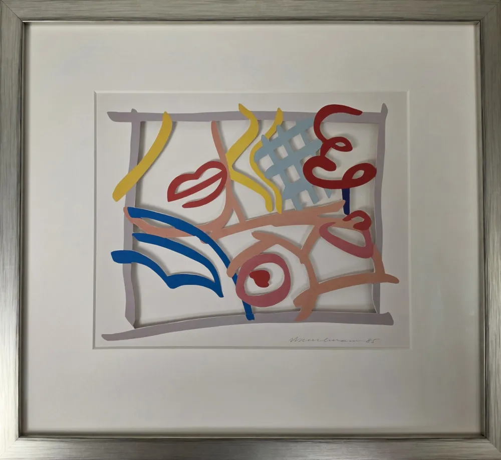 Offset Wesselmann - Bedroom Blonde. Cut Out. Invitation