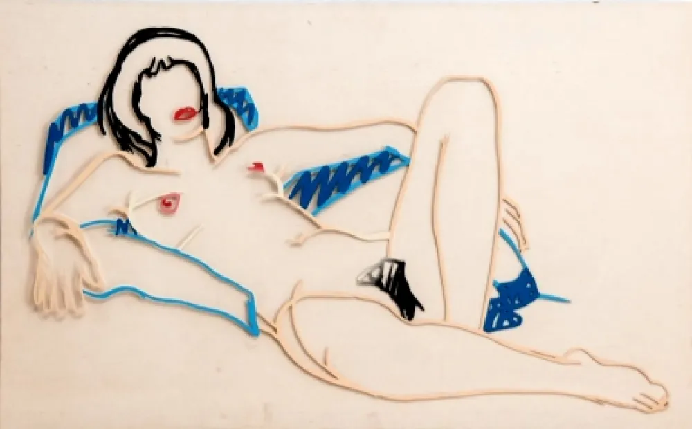 Sem Técnica Wesselmann - Monica Lying on Blanket