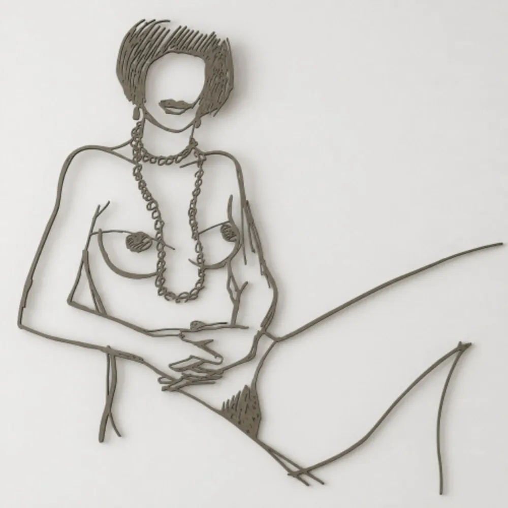 Múltiplo Wesselmann - Monica with Necklace, Hands Folded