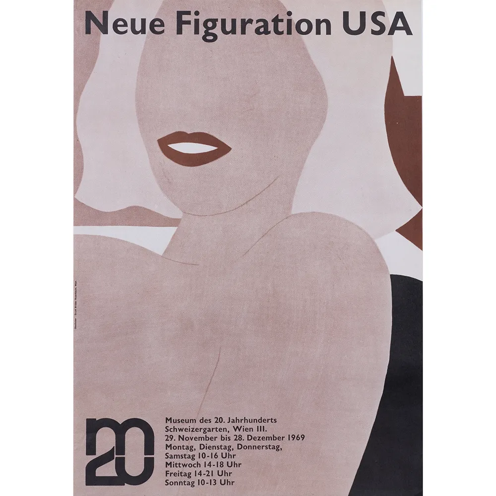Cartaz Wesselmann - Neue figuration USA 1969