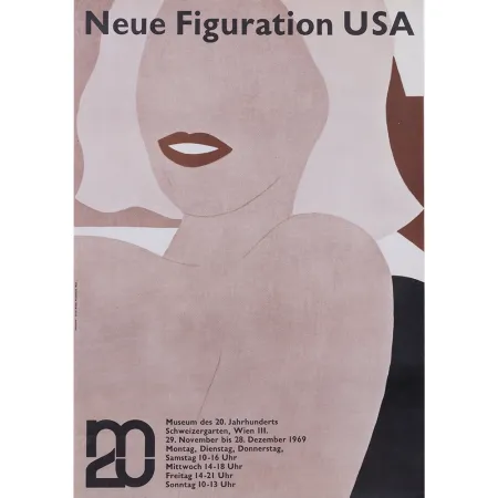 Cartaz Wesselmann - Neue figuration USA 1969