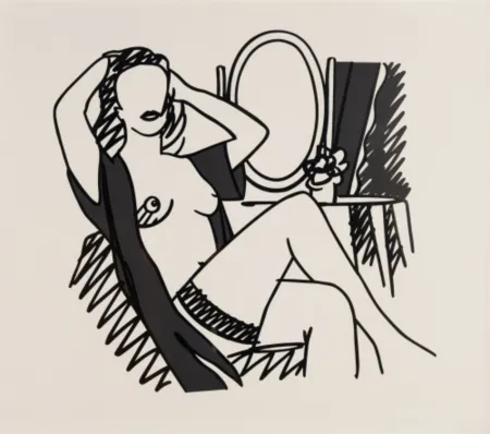 Serigrafia Wesselmann - Nude and Mirror