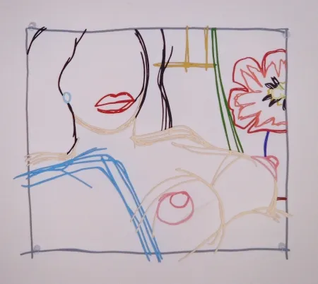 Múltiplo Wesselmann - Steel Drawing: From Nude Painting