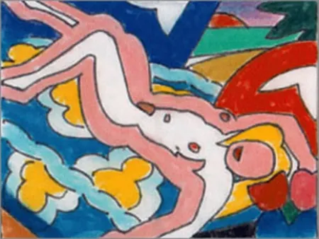 Sem Técnica Wesselmann - Study for Sunset Nude with Floral Blanket