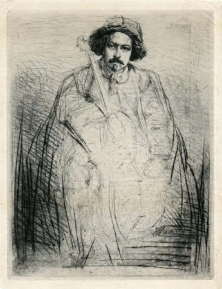 Gravura Whistler - Becquet - Plate 8 from A Series of Sixteen Etchings
