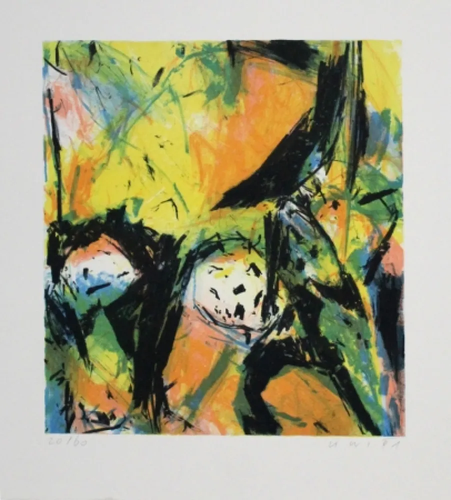 Litografia Winter - Untitled