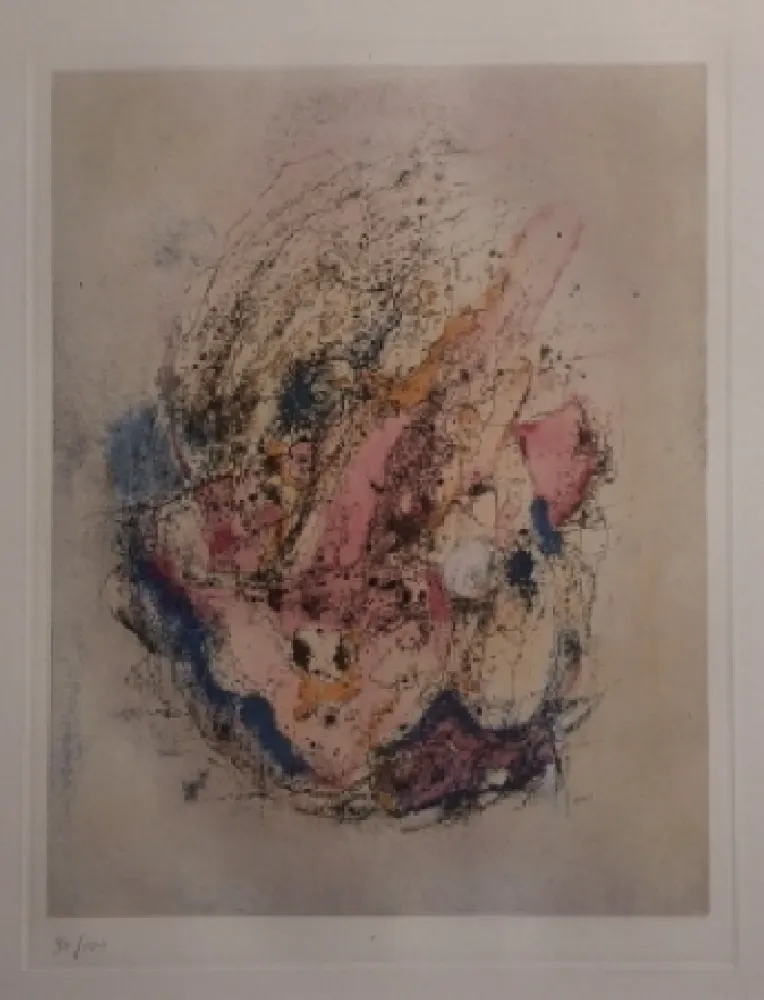 Gravura Wols - La bête dans le ciel