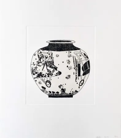 Gravura Wood - Untitled (6) from 8 Pots