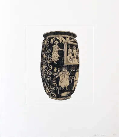 Gravura Wood - Untitled (7) from 8 Pots