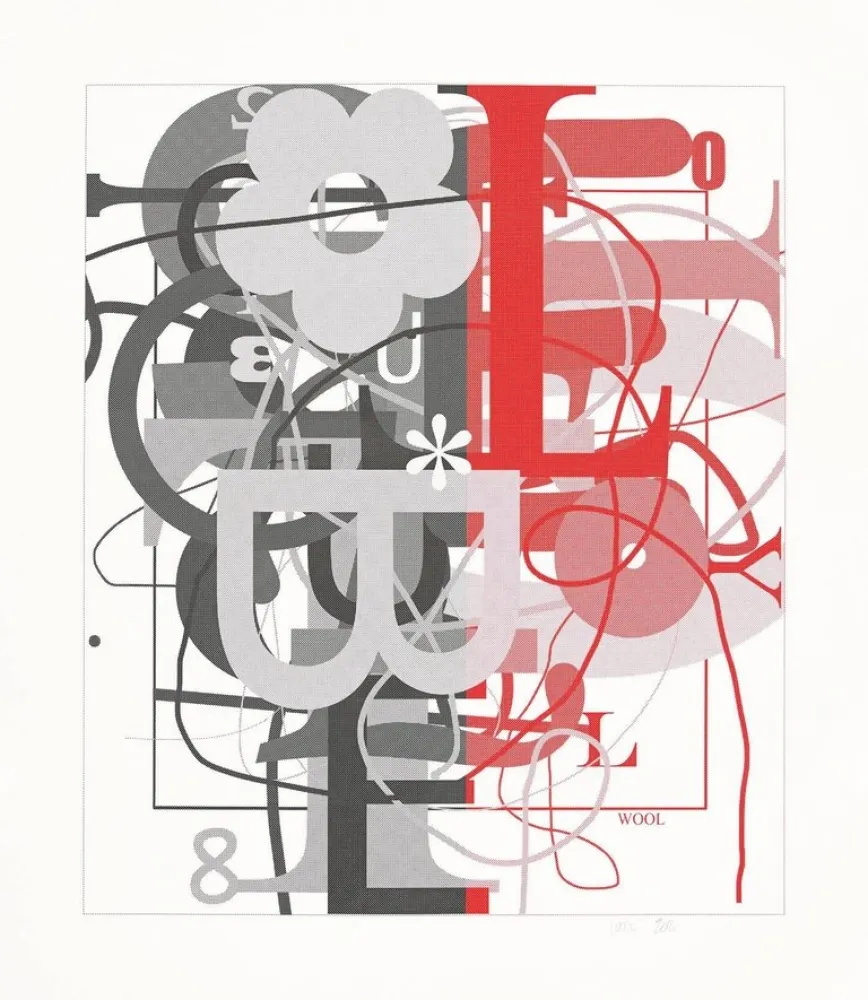 Serigrafia Wool - Untitled II
