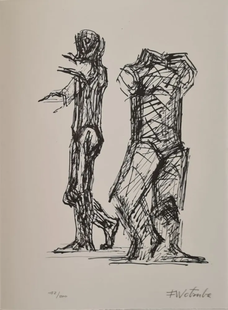 Litografia Wotruba - Erker-Treffen 2 