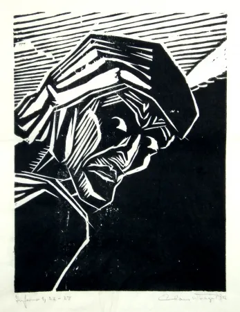 Xilogravura Wrage - Inferno