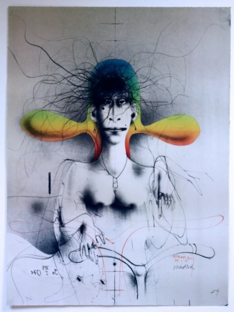 Litografia Wunderlich - Easy Rider