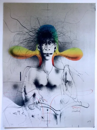 Litografia Wunderlich - Easy Rider