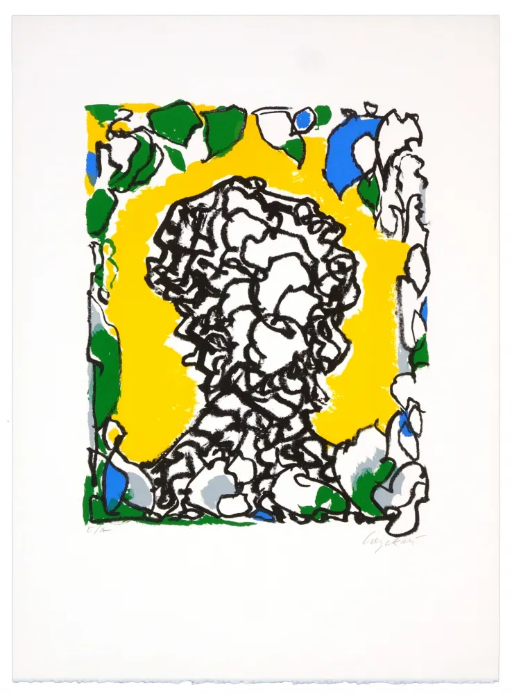 Litografia Wyckaert - Portrait d'Alexandre Pope