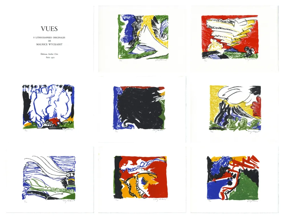 Litografia Wyckaert - Vues (complete portfolio)