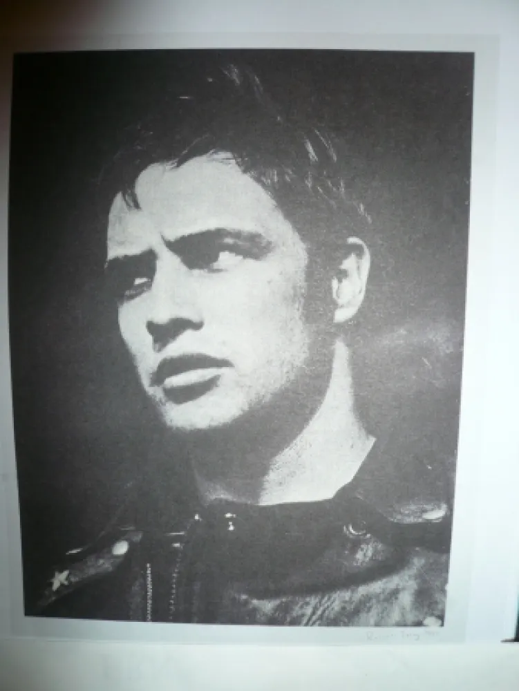 Serigrafia Young - Marlon Brando