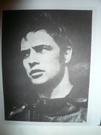 Serigrafia Young - Marlon Brando