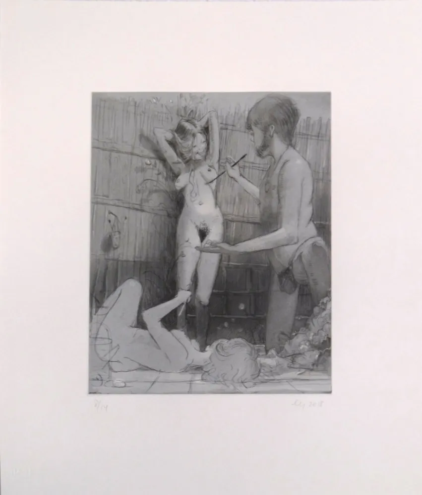 Gravura Yuskavage - Art Students