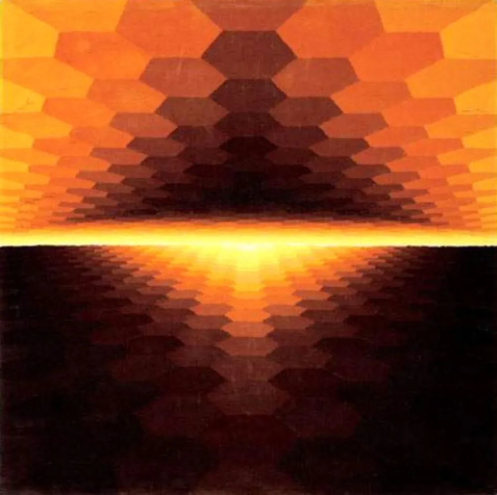 Sem Técnica Yvaral - Horizon Jaune Structure (Horizon Yellow Structure)