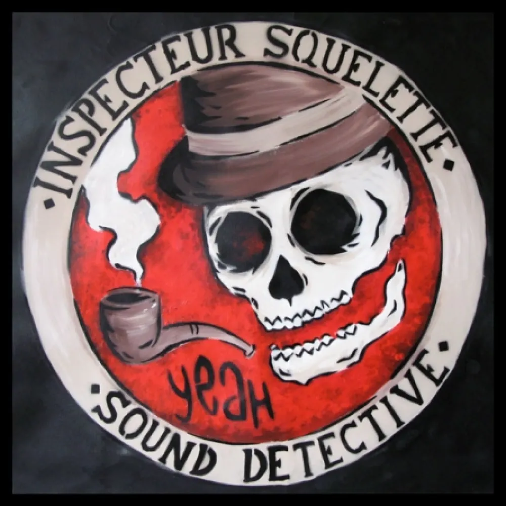 Cartaz Zabou - Inspecteur Squelette