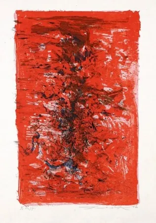 Litografia Zao - Composition 124
