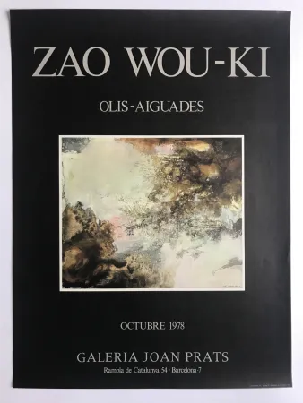 Cartaz Zao - Galerie Joan Prats