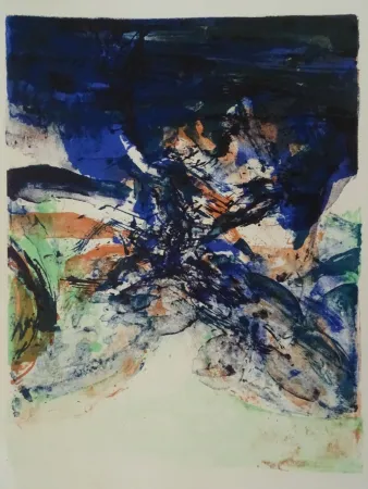 Litografia Zao - Hommage a San Lazarro