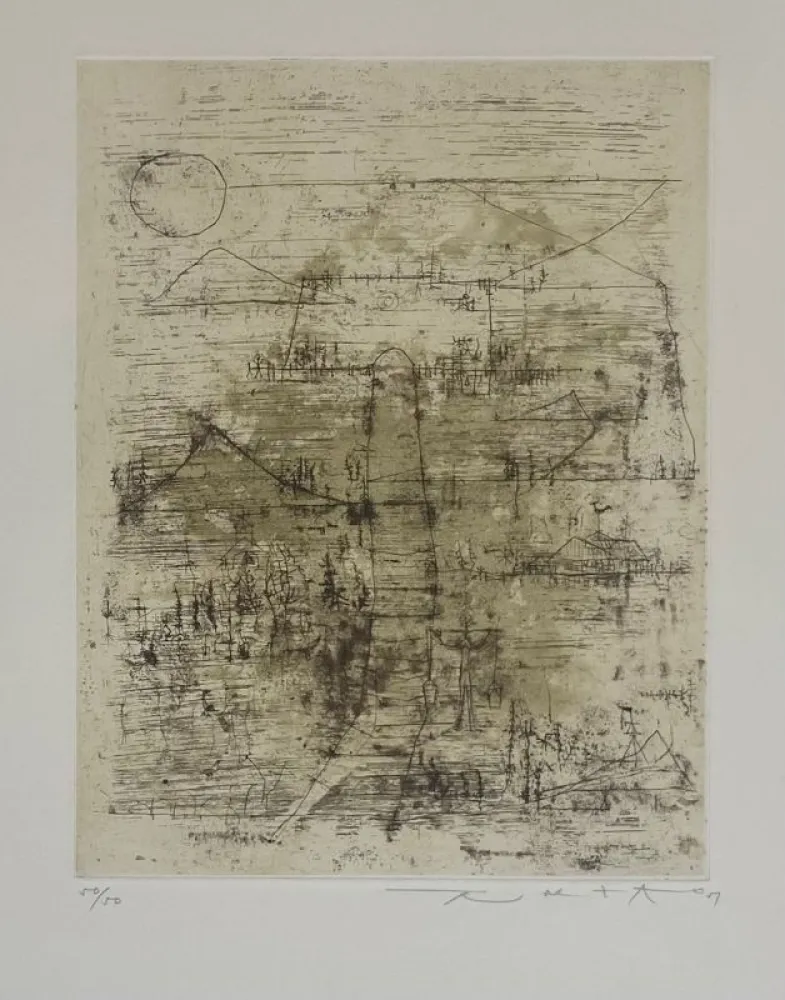 Água-Forte Zao - L'Escalier 