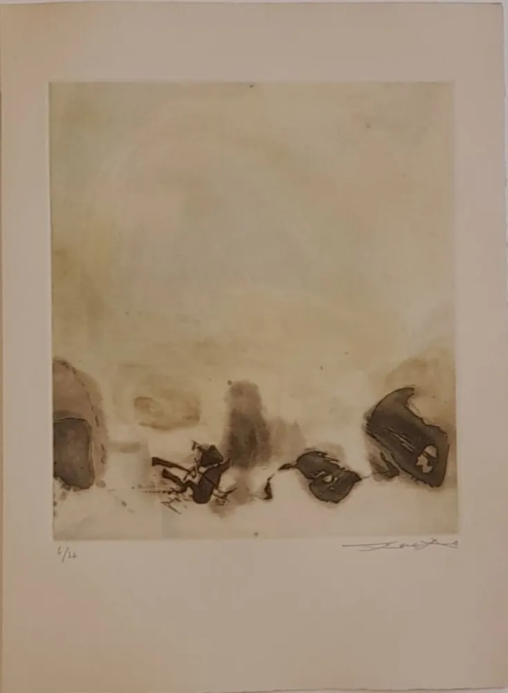 Água-Forte Zao - L'étang 