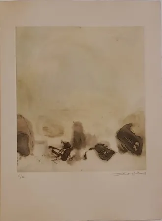 Água-Forte Zao - L'étang 