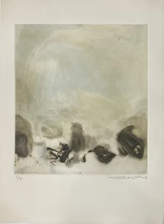 Água-Forte Zao - L'étang 