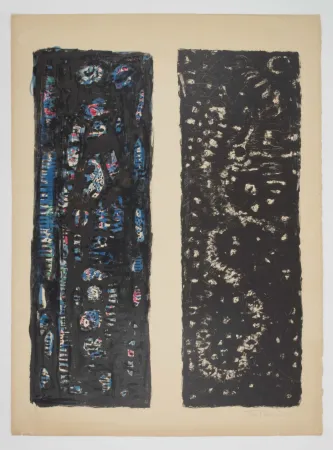 Sem Técnica Zeid - [Lithographie rehaussée à l'aquarelle. - Watercolor enhanced lithograph].