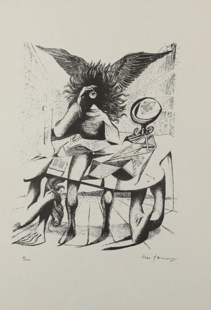 Litografia Zimmermann - Durch ein Nadelöhr I / Through a Needle's Eye I