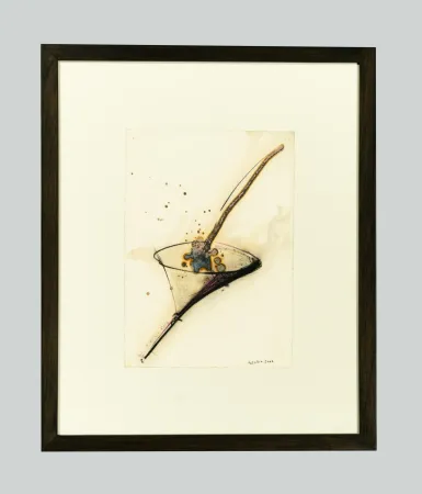 Monotipia Zorio - Senza titolo (calice)