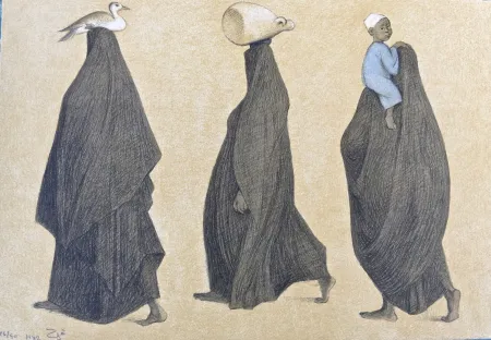 Litografia Zuniga - Impressions of Egipto (Egypt) plate 10